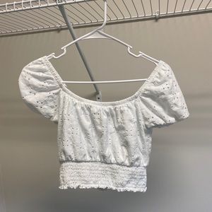 Women’s Hollister crop off-shoulder top